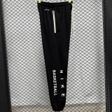 2024/25 Nk~ Black Pure Cotton Sports Trousers Zipper style