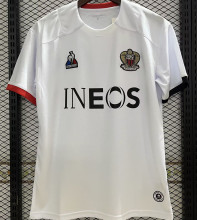2023/24 Nice Away White Fans Soccer Jersey