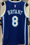 LA Lakers Bryant # 8 Blue NBA Jerseys Hot Pressed