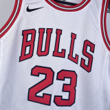 Bulls JORDAN #23 White Kids NBA Jersey 热压