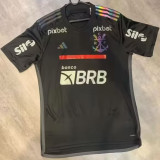 2023/24 Flamengo 1:1 Quality Third Black Fans Jersey (All Sponsor 全广告)