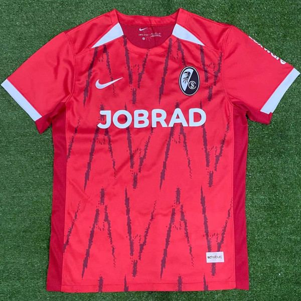 2024/25 Freiburg Home Red Fans Soccer Jersey