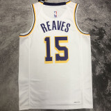 2023/24 Lakers REAVES #15 White NBA Jerseys 热压