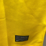 2013/14 Club America Home Yellow Retro Soccer Jersey