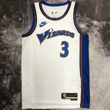 Wizards BEAL #3 White Retro NBA Jerseys