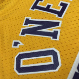 2023 Lakers BRYANT #34 Yellow Retro NBA Jerseys 热压