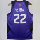 Suns AYTON #22 Purple City Edition NBA Jerseys