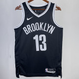 2023/24 Nets HARDEN #13 Black NBA Jerseys