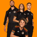 2023/24 Roma Third Black Player Version Soccer Jersey