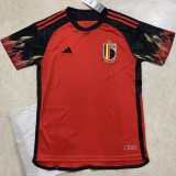 DE BRUYNE #7 Belgium 1:1 Home Red Fans Jersey 2022/23