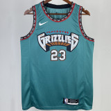 Grizzlies ROSE #23 Green NBA Jerseys