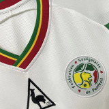 2002 Senegal Away White Retro Soccer Jersey