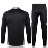 2025 Italy Black Kids Sweater Tracksuit