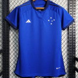 2023/24 Cruzeiro Home Blue Women Soccer Jersey