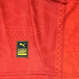 2025 Morocco Home Red Fans Soccer Jersey