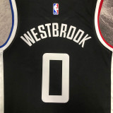 Clippers WESTBROOK #0 Black NBA Jerseys