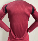 2024/25 Belgium Home Player Version Long Sleeve Jersey