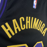 2023/24 Lakers HACHIMURA #28 Black City Edition NBA Jerseys
