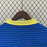 2024/25 Brazil Yellow And Blue Reversible Windbreaker 双面