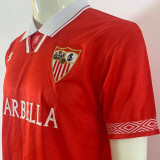 1994/96 Sevilla FC Away Red Retro Soccer Jersey