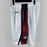 2024/25 Team USA White NBA Shorts Pants