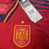 GAVI #9 Spain 1:1 Quality Home Red Fans Jersey 2022/23
