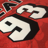 1993 Miami Heat BAPE×M&N #93 Red NBA Jerseys