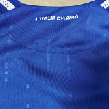 2024 Italy Home Blue Player Version Soccer Jersey