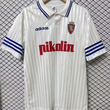 1995/96 Zaragoza Home White Retro Soccer Jersey