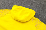 2024 BVB Yellow Hoody Zipper Jacket Tracksuit