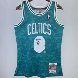 1985/86 Celtics BAPE×M&N #93 Black NBA Jerseys