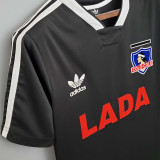 1991 Colo-Colo Away Black Retro Soccer Jersey