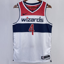 2023/24 Wizards WESTBROOK #4 White Home NBA Jerseys