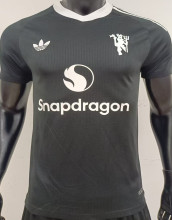 2024/25 M Utd GK Black Player Version Soccer Jersey