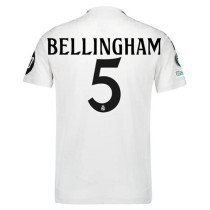 BELLINGHAM #5 RM 1:1 Quality Home Fans Jersey 2024/25 （UCL Font)