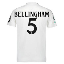 BELLINGHAM #5 RM 1:1 Quality Home Fans Jersey 2024/25 （UCL Font)