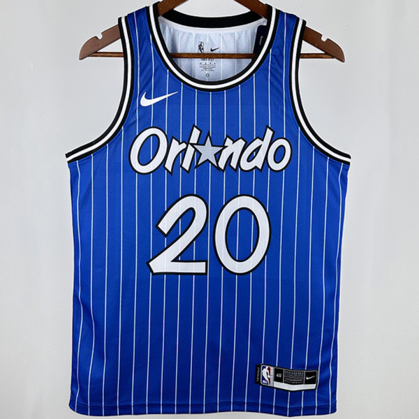 2019 Magic FULTZ #20 Royal Blue Retro NBA Jerseys