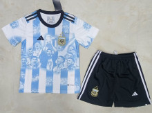 2023 Argentina Home Champion Kids Soccer Jersey (3 Stars 3星)