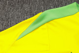 2025 Brazil Yellow Training Jersey(A Set)