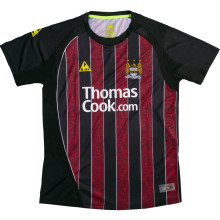 2008/09 Man City Away Red Black Retro Jersey