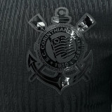 2024/25 Corinthians Away Black Player Version Soccer Jersey 带胸前广告