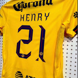 2024/25 Club America Home Yellow Long Sleeve Fans Jersey