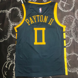 Warriors PAYTON II #0 Black NBA Jerseys