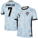 2024/25 Portugal Away White Player Version Kids Jersey 球员版童装