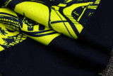 2025 Man City Fluorescent Green Kids Sweater Tracksuit 喷墨