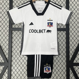 2024/25 Colo-Colo Home White Kids Soccer Jersey