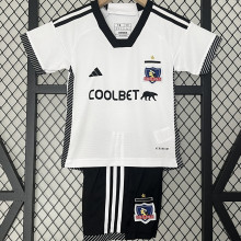 2024/25 Colo-Colo Home White Kids Soccer Jersey