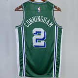 2023/24 Pistons CUNNINGHAM #2 Green City Edition NBA Jerseys