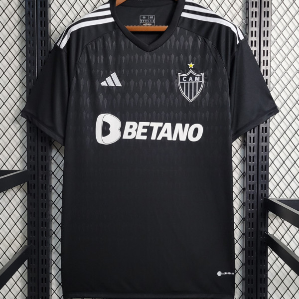 2023/24 AT Mineiro Black Goalkeeper Soccer Jersey