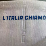2024 Italy Away Whte Player Version Long Sleeve Jersey